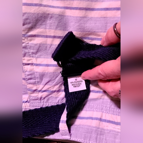 Urban Pipeline cotton men's walking shorts sz32 blue/white pin stripe - Picture 4 of 8